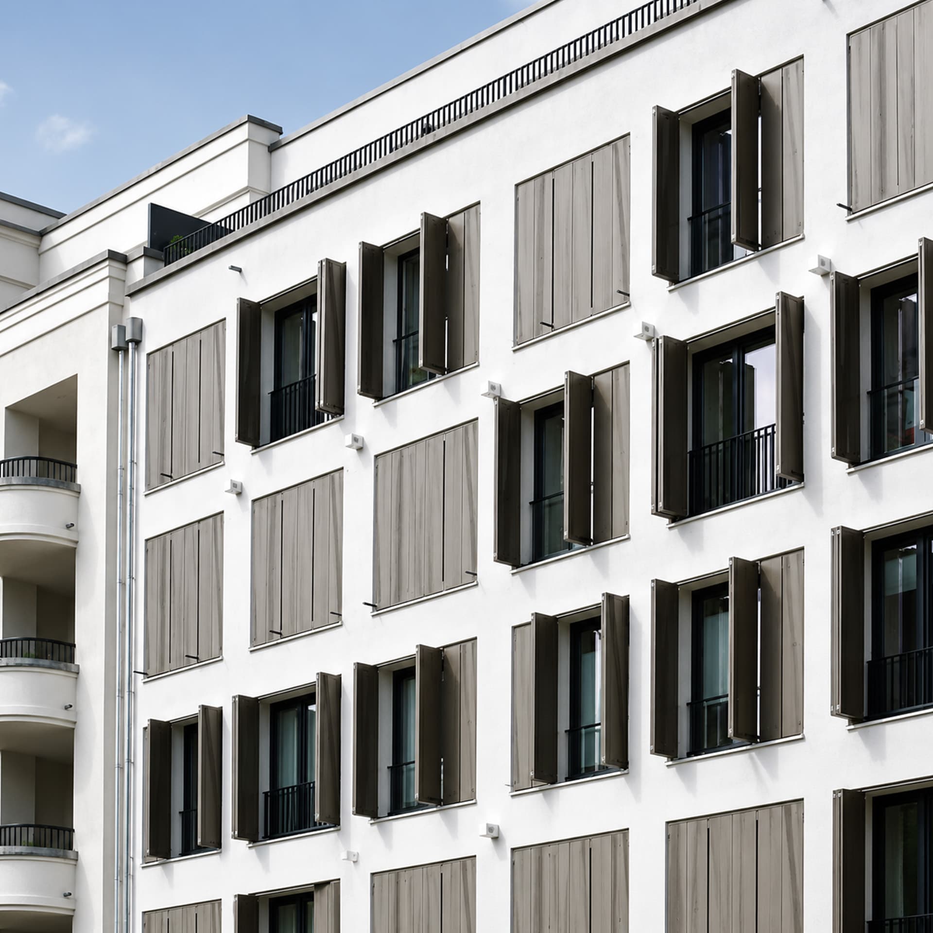 Wohnanlage Le Flair - Aluminium Fensterläden